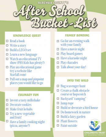 image of the Afterschool Bucket-List